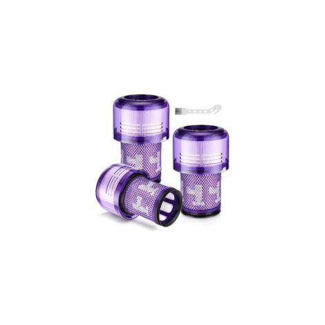Confezione da 3 filtri HEPA per Dyson V12 Detect Slim Absolute, accessori di ricambio per filtri V12, ricambi lavabili, accessori per aspirapolvere Dyson, filtro V12 971517-01 - Crezuo