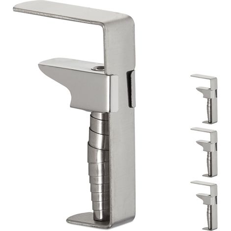 Abrazaderas de mesa de acero inoxidable 4 piezas (1/5)