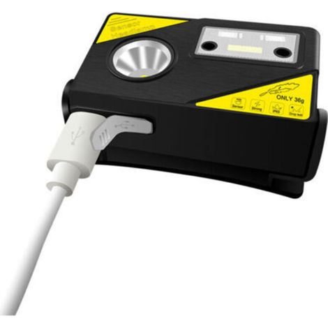 Lampe frontale LED rechargeable USB, ultra-lumineuse avec 3 modes (fort/moyen/flash), étanche IPX4, capteur de mouvement mains libres, idéale pour la randonnée, le camping et les réparations