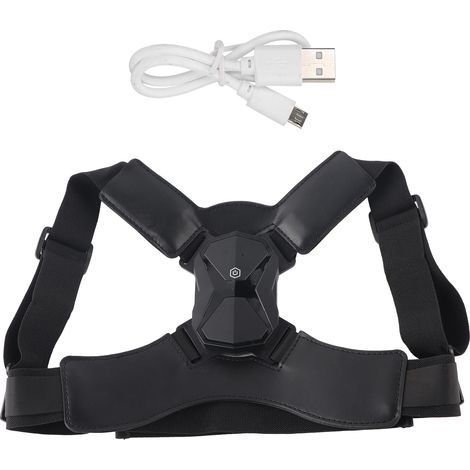 Correcteur de posture intelligent réglable pour dos et épaules, soutien clavicule anti-douleur, bretelles ajustables homme femme (1/5)