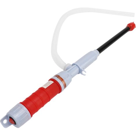 Pompe à liquide électrique portable sans fil, siphon à batterie pour transfert d'huile, carburant auto, tracteur, bateau, rouge (1/5)