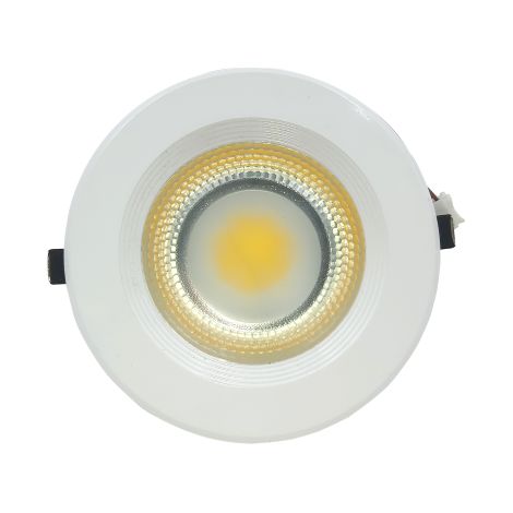 R&H faro faretto a Led da incasso tondo 3W luce bianco freddo 6500K 500Lm uso interno cartongesso