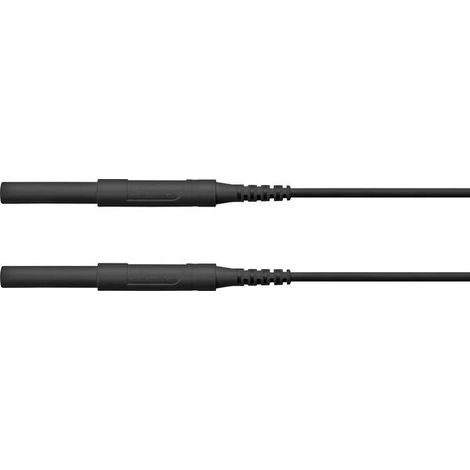 Schützinger HSPL 8568 / AWG16 / 50 / SW Puntali di sicurezza Spina 4 mm Spina 4 mm Nero 1 pz.