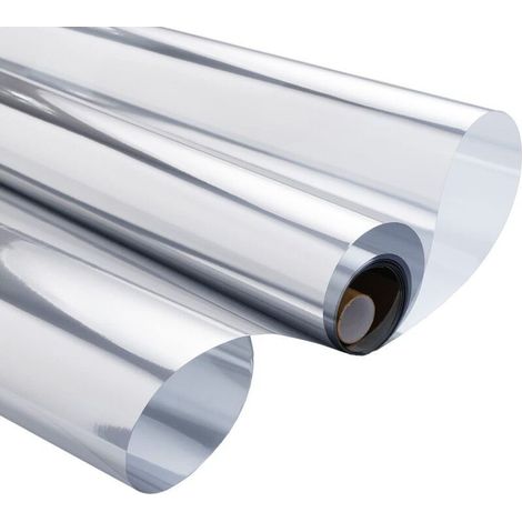 Film miroir électrostatique anti regard – Protection UV et chaleur – Dimensions 40×200 cm – Réutilisable et repositionnable (1/5)