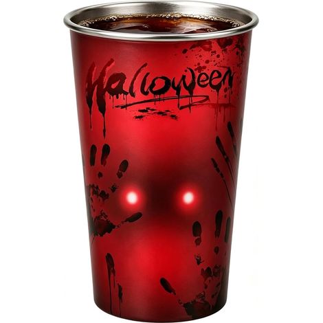 Gobelet décoratif d'Halloween, verre festif à couleurs changeantes, gobelet pour boisson froide d'Halloween (1/5)