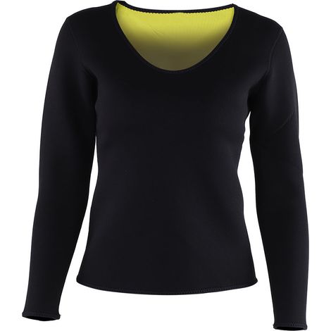 Chemise Sauna Femme Minceur Manches Longues Néoprène pour Perte de Poids (XL) (1/5)