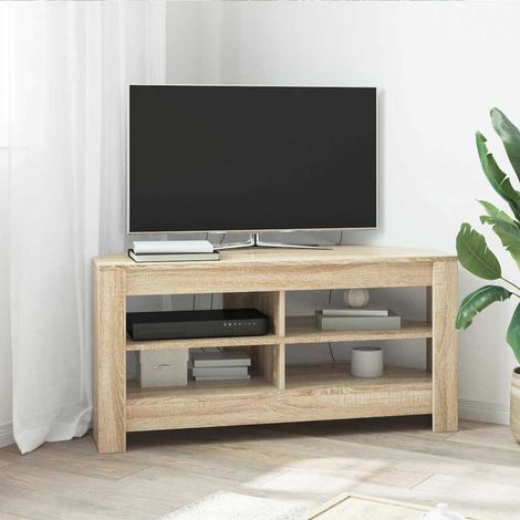 vidaXL MeubleTVd'Angle Chêne Sonoma 102 x 40,5 x 45 cm