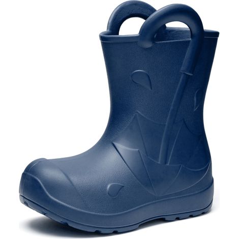 Ladeheid x Camminare Gummistiefel Kinder aus ultraleichtem EVA wasserdicht rutschfest und bequem LA-CA-20 (Marineblau,22/23 EU)