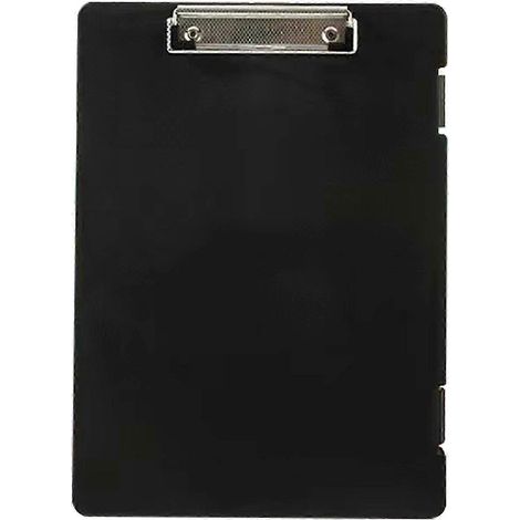 Porte-bloc avec rangement intégré (fin) pour salle de classe – Noir (1/5)