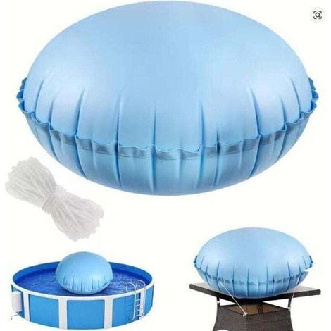 XU 120x120cm aufblasbares Winterpoolkissen, Winterpool-Schwimmkissen für Standardabdeckungen - Crezuo
