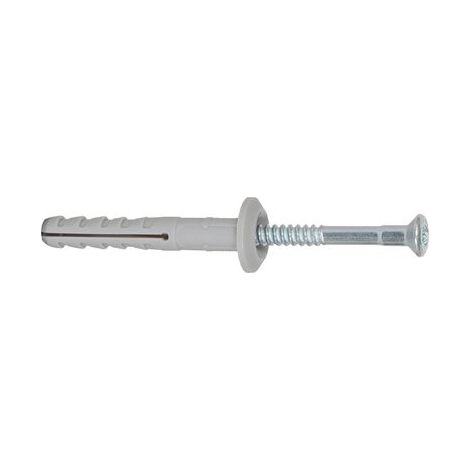 Fischer 100x Nageldübel N 6 x 40/7 P Nagelschraube - 48795