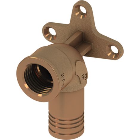 TECElogo-Push rondelle murale universelle, bronze rouge/bronze au