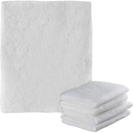 Kitchen Hood Filters, 12 Pack, Cuttable, Lint-Free, Grease-Resistant, 43 x 45 cm, White (1/5)