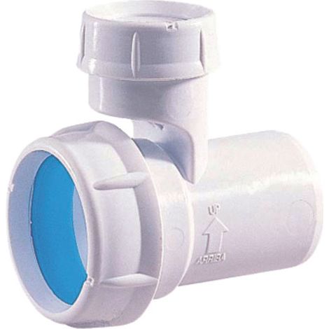 Anti-vide PVC pour siphon Entrée Ø32 Sortie 1''1/4