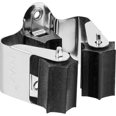 Gerätestielhalter, einzeln, für die Wand