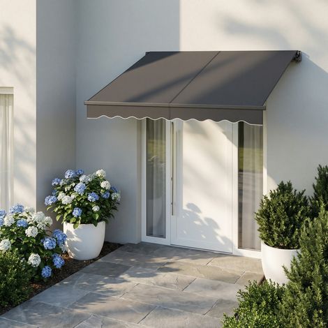 Songmics – Store banne réglable 250 x 200 cm – Manivelle ergonomique – Protection UV UPF 50+ – Structure en aluminium et acier – Inclinaison personnalisable (1/5)