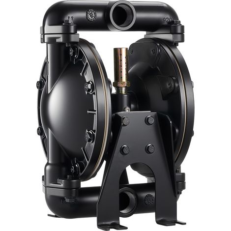 VEVOR Bomba Neumática de Doble Diafragma, 132 L/min, Entrada y Salida de 25,4 mm, para Transferencia de Aceite Usado, Carcasa de Aleación de Aluminio, para Diesel, Grasa, Queroseno y Gasolina (1/5)