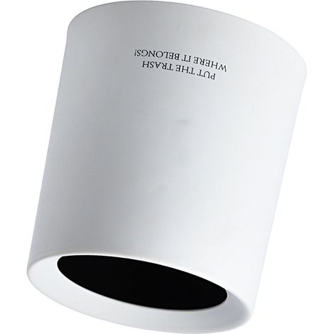 Tisch-Abfalleimer, Tiermotiv, niedlich, tragbar, Mini-Abfalleimer fürs Büro, 1,5 l, weiß (1/5)