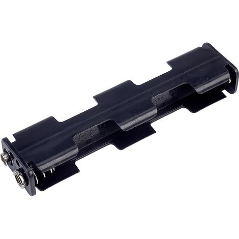 TRU COMPONENTS BH342-1B Batteriehalter 4x Mignon (AA) Druckknopfanschluss