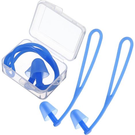 paires de bouchons d'oreilles pour enfants, oreillettes, bouchons d'oreilles de plongée, bouchons d'oreilles étanches, cordon pour bouchons d'oreilles. (1/5)