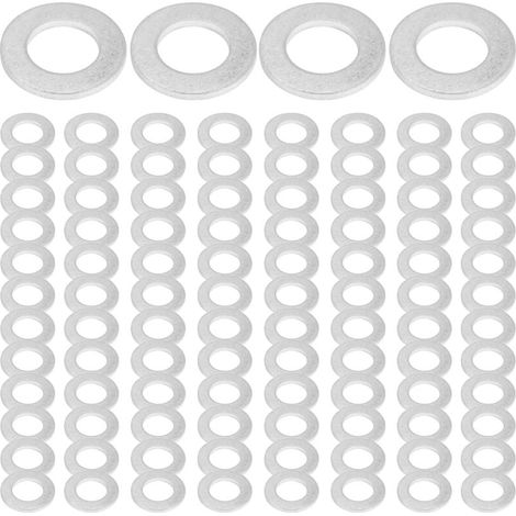 100 Joints De Bouchon De Vidange D'huile 12 Mm Pour Moteur Automobile (1/4)