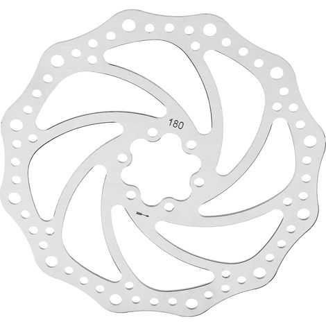 Disque de frein pour VTT, acier, disque de frein à 6 trous, adapté aux accessoires de VTT, diamètre 180 mm/7,1 pouces. (1/5)