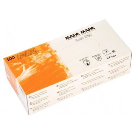 Gants jetables PVC poudré Solo 990-34990459 - Mapa Professional (1/5)