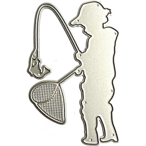 Angler-Stanzformen, Angel-Stanzformen, Prägewerkzeug für DIY-Scrapbooking