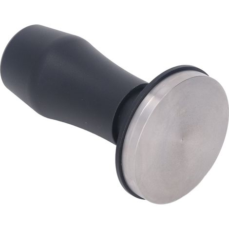 Kaffeetamper aus Aluminiumlegierung mit kalibriertem Griff und Edelstahlfuß, ergonomischer Griff für Café und Zuhause, 58 mm flacher Boden (1/5)