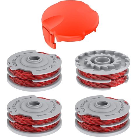 4 Bobine de fil, Nylon 1,5 mm, 11 m, ABS, Pour débroussailleuse Flymo (1/5)