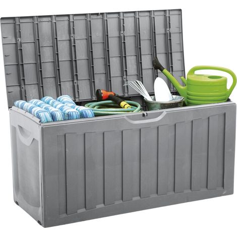 Contenitore da esterno in resina 7house da 340 litri, dimensioni 118x53x57 cm