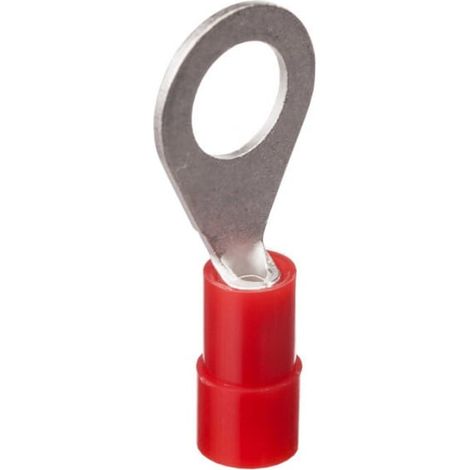 Terminal de anillo aislado 0,25-1,5 mm²/M6 EM00131 /100 unidades/