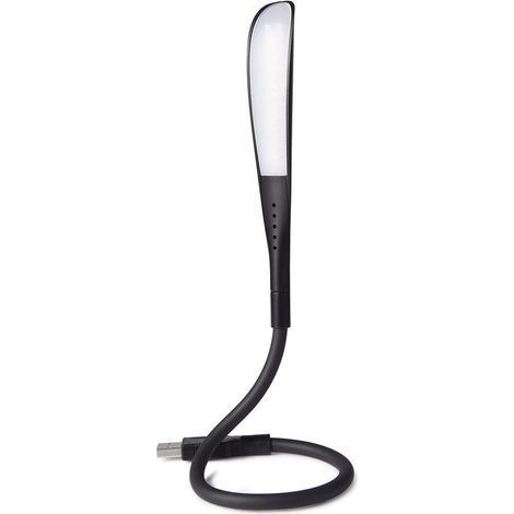 LEDGLE Lampe USB Dimmable Lampe de Lecture avec 3 Niveaux de Luminosité et Interrupteur Tactile pour Ordinateur Portable/PC [Classe énergétique G] (1/5)
