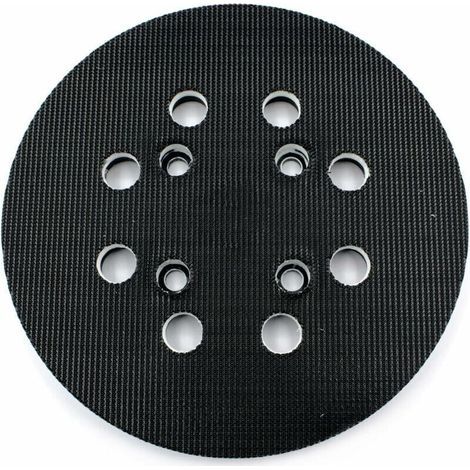 pair Plateau de ponçage pour Bosch (Ø 125 mm, dureté moyenne avec système accessoires pour ponceuse excentrique PEX 300/400 AE / 4000 AE / Advanced Orbit 18