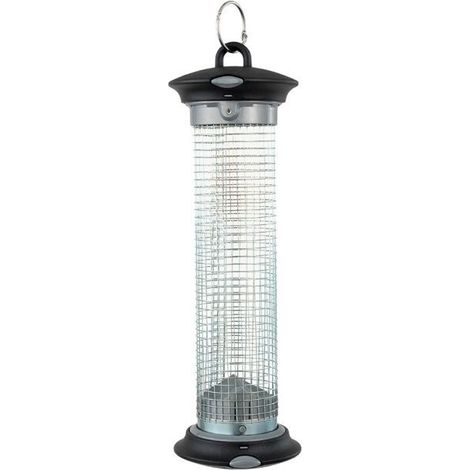 Erdnusssäule Apollo schwarz Ø 11,5, Höhe 36 cm Vogelfutterspender