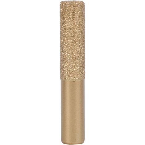 Mèches de défonceuse diamantées à queue droite brasée en or pour pierre de quartz marbre couteau à joint 12.7 x 13.5 x 75mm (1/5)