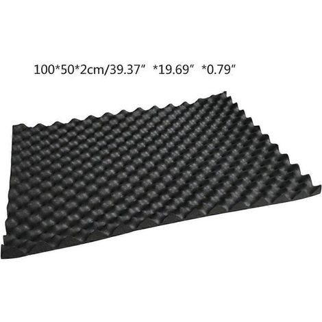 Tapis insonorisant pour voiture 100x50cm, coussin isolant en mousse