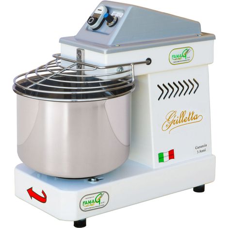 Impastatrice a Spirale Testa Fissa 5Kg 350W Famag Grilletta IM5/230 10 Velocità