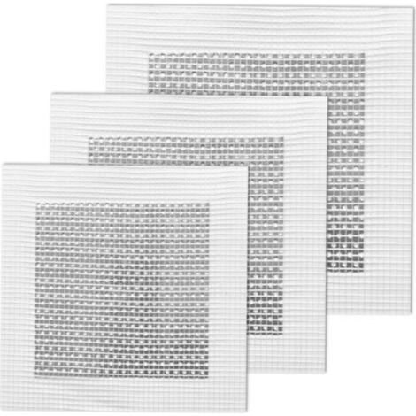 6 Pièces Patch de Réparation de Mur en Aluminium Patchs Auto-Adhésive,Patch de Réparation de Mur, 4/6/8 Pouces Maille de Fibre sur Plaque Galvanisée, pour Réparation Murs Plafond (4,6,8 Inch) (1/5)