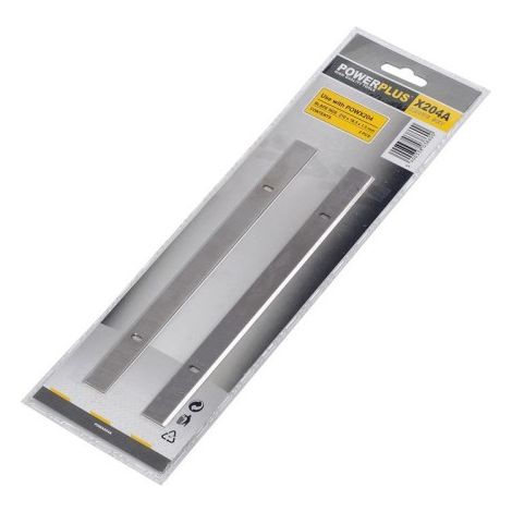 Lames de rabot Powerplus powx204 haute performance 210 mm