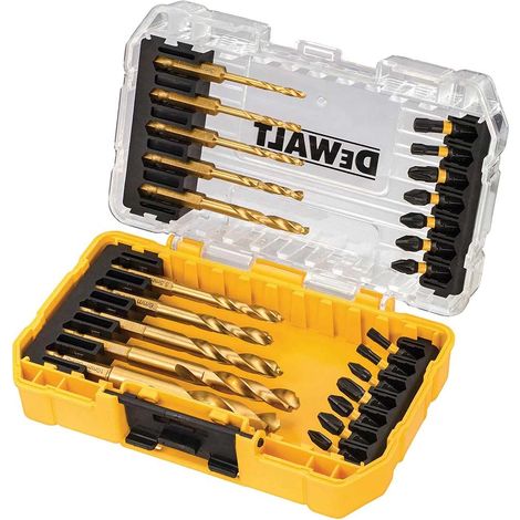 Coffret 24 Pièces - Embouts de Vissage et Forets - Pour Perceuse-Visseuse Multicolore (1/3)