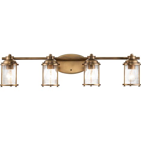 Elstead Kichler Ashland Applique Laiton Naturel, IP44 (1/4)