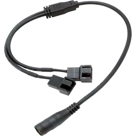 Tragbarer DC5521-Buchse auf 4-Pin-Computerlüfter-Adapterkabel, 37 cm lang, optimiert für sauberes Kabelmanagement, mehrfarbig (Typ 1) (1/5)