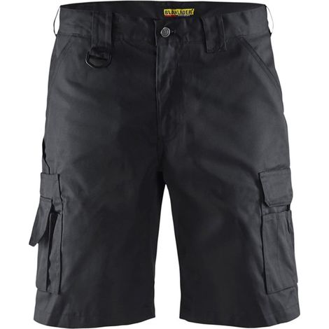 Blaklader SERVICES + Pantaloncini da lavoro in policotone Nero 42