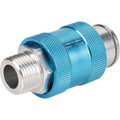 HSV-15 Manuelles Schieberventil aus Aluminium zur Luftmengenregulierung, G1/2-Gewinde (1/5)