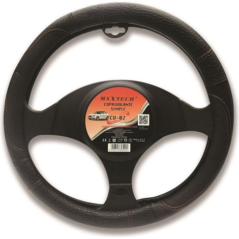 TRADE SHOP - Coprivolante Fodera Proteggi Sterzo Universale Simple Per Auto Interno Maxtech Cv-02 -