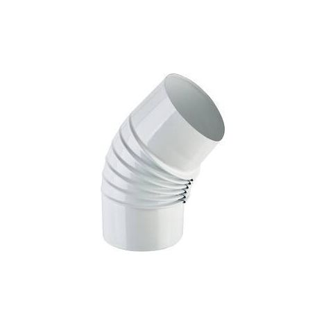 CURVA PORCELLANATA PIEGHETTATA 45 D 12CM BIANCO CLASSIC