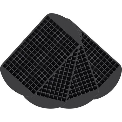 Silikon Eiswürfelform für 160 Mini Eiswürfel, lebensmittelecht, spülmaschinengeeignet, schwarz (1/5)