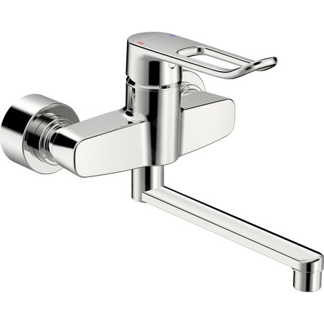 HANSA HANSAclinca Mitigeur de lavabo, saillie 277 mm, levier à (1/4)