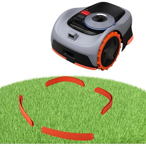 Protection des bords compatible avec Segway pour robot tondeuse Navimow i105e & i108e Bumper Tuning Pas de colle s'adapter à la courbure Nécessaire Simple enfichable - (1/5)